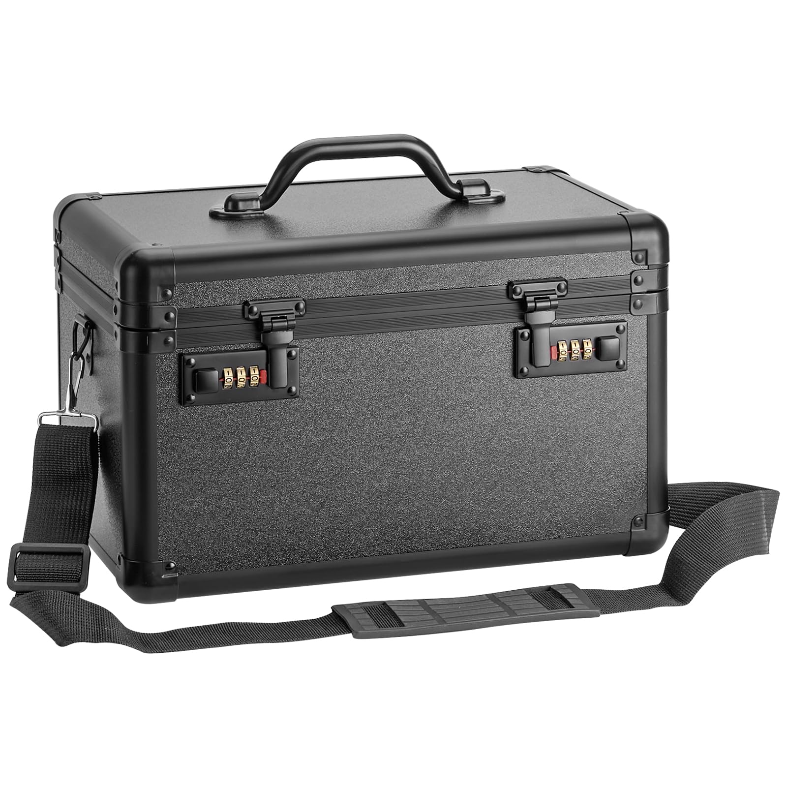 Vilcjson Lock Box - Lockable Storage Box 13.4x7.5x8.3 Inch